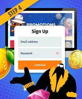 Creating an account at the best payout casino